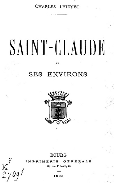 Couverture du livre de Thuriet